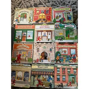 VTG Elmo’s Neighborhood Sesame Street Board Book Lot 12 Books Reader’s Digest